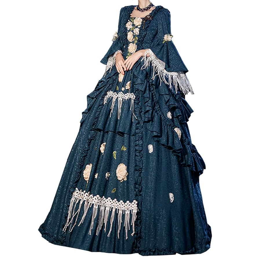 Amazon.co.jp: ロモハナガ 貴族 ドレス お姫様衣装 中世